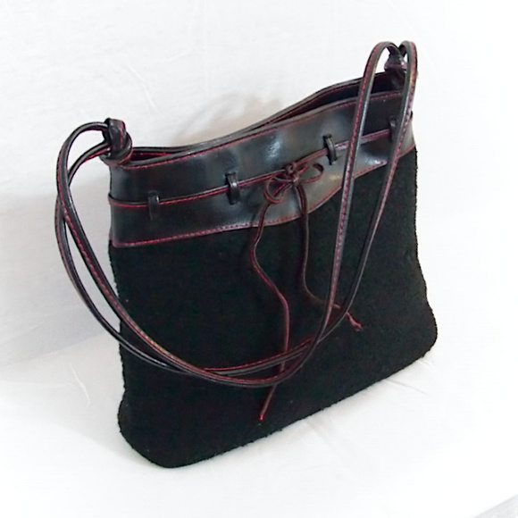 Victoria's Secret cloth and pleather bag - Picture 1 of 7